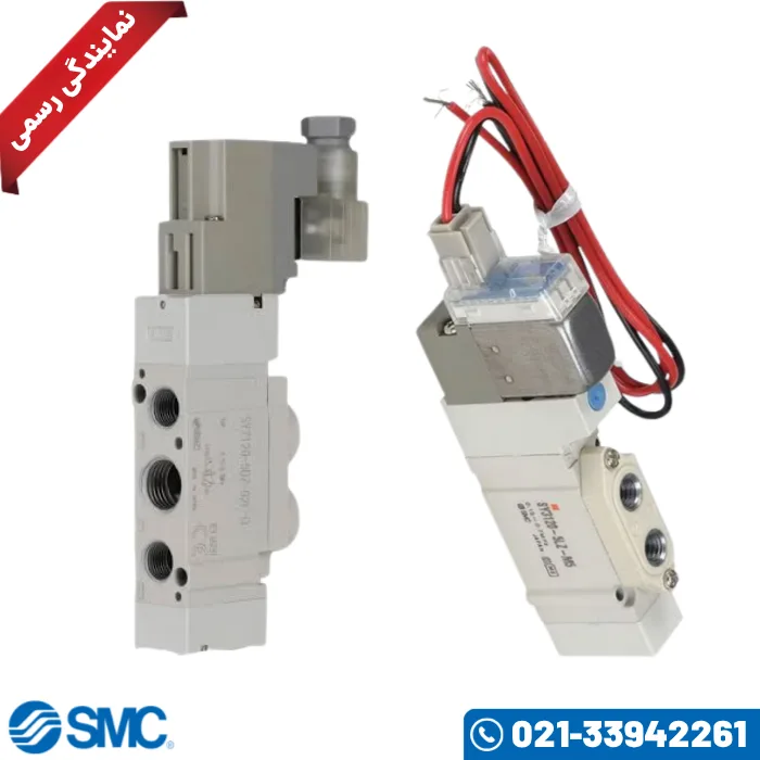 شیر پنوماتیکی SMC مدل SY5120-5Y0-01F-Q
